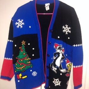 Vintage Looney Tunes Christmas Sweater